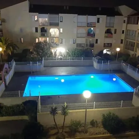 T2, Rez-de-jardin, Terrasse, Piscine, Les Maisons De La Plage, * Narbonne-Plage