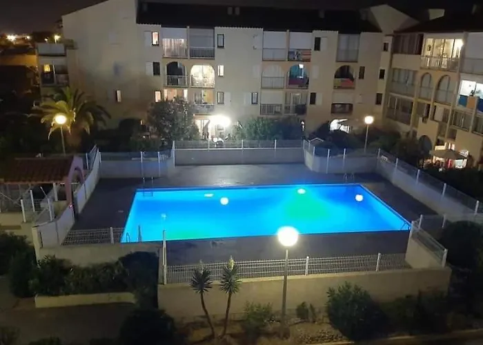 T2, Rez-de-jardin, Terrasse, Piscine, Les Maisons De La Plage, * Narbonne-Plage